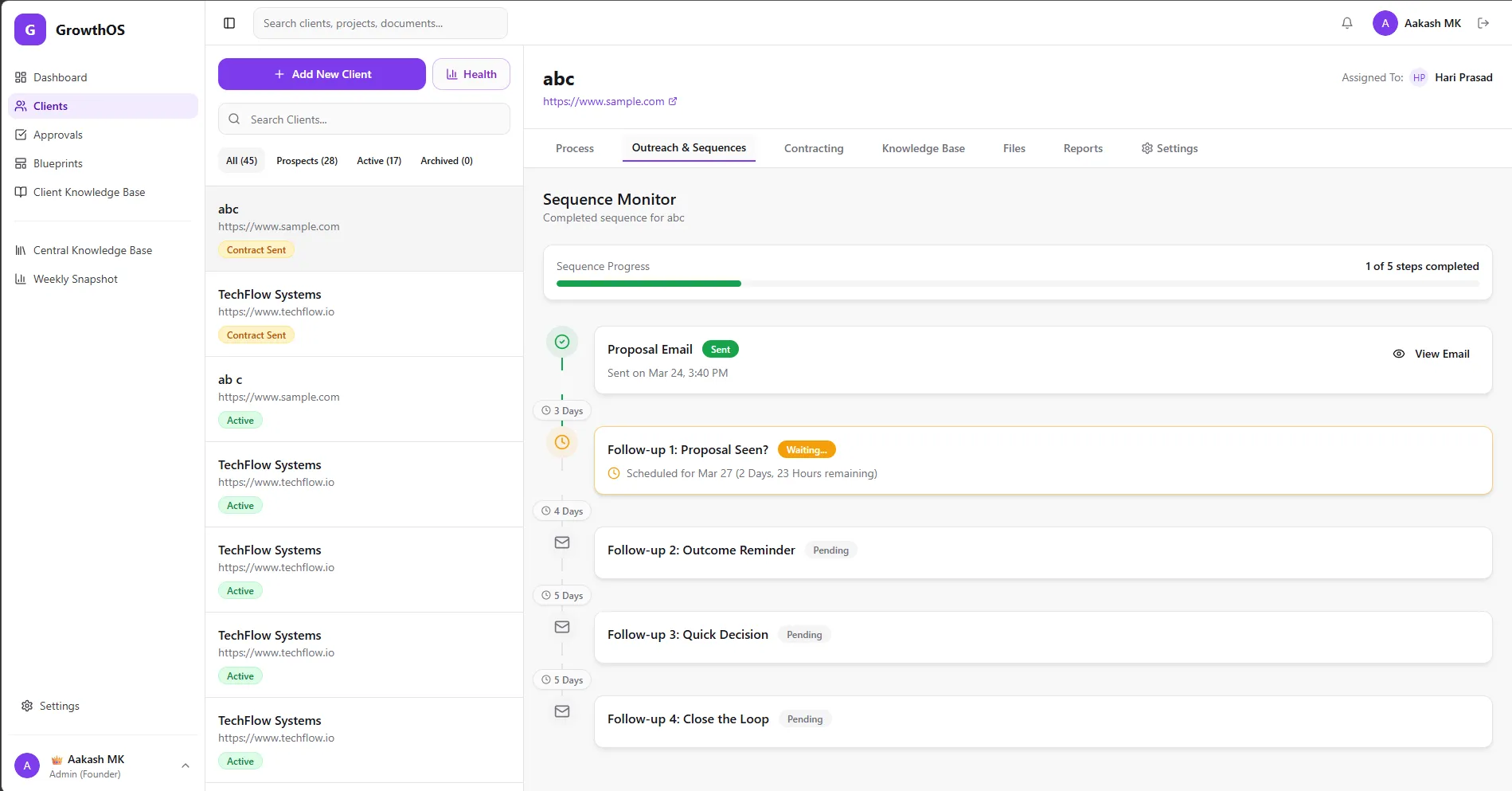 Automation Engine Mockup
